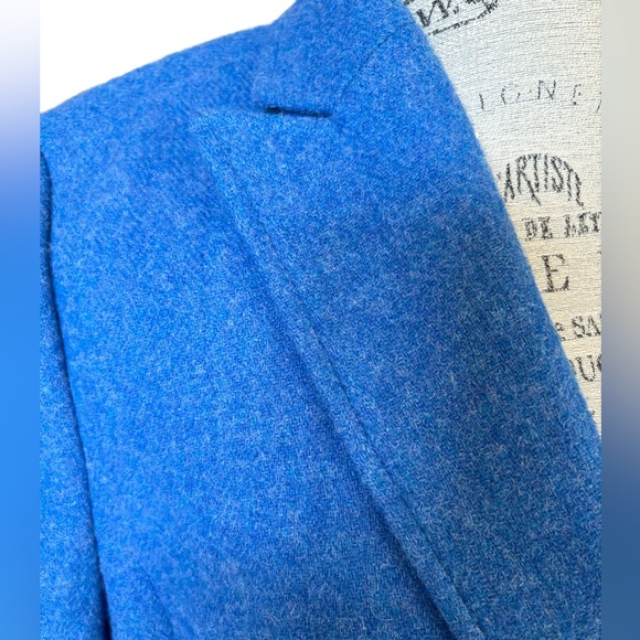 Talbots Blue Wool Blend Blazer, Sz 10 - Picture 4 of 8